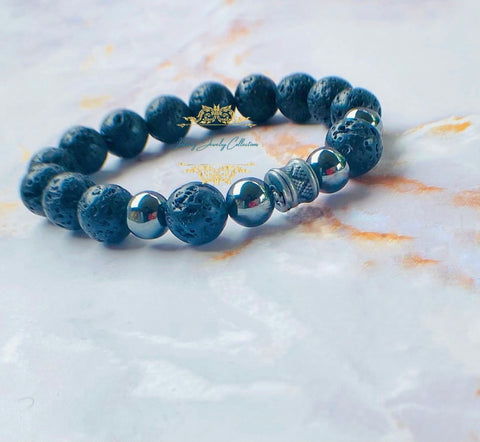 Lava Stoned Stretch Bracelet